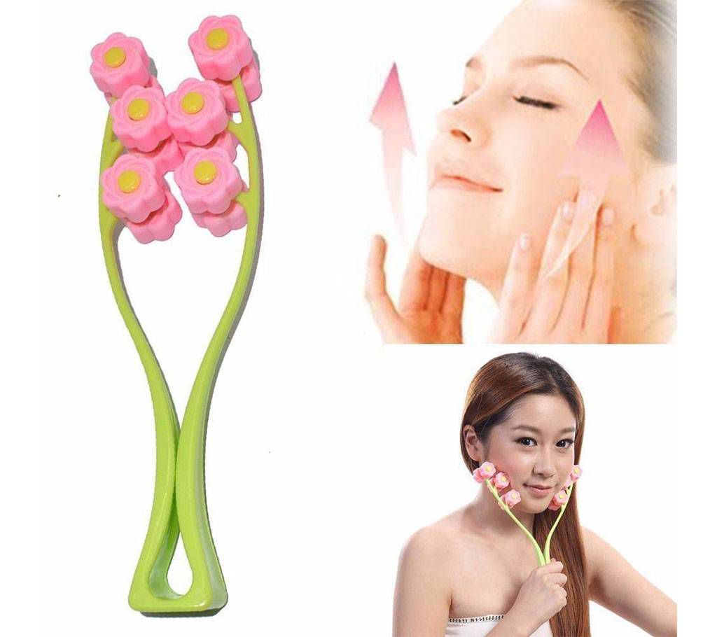 Flower face up massager