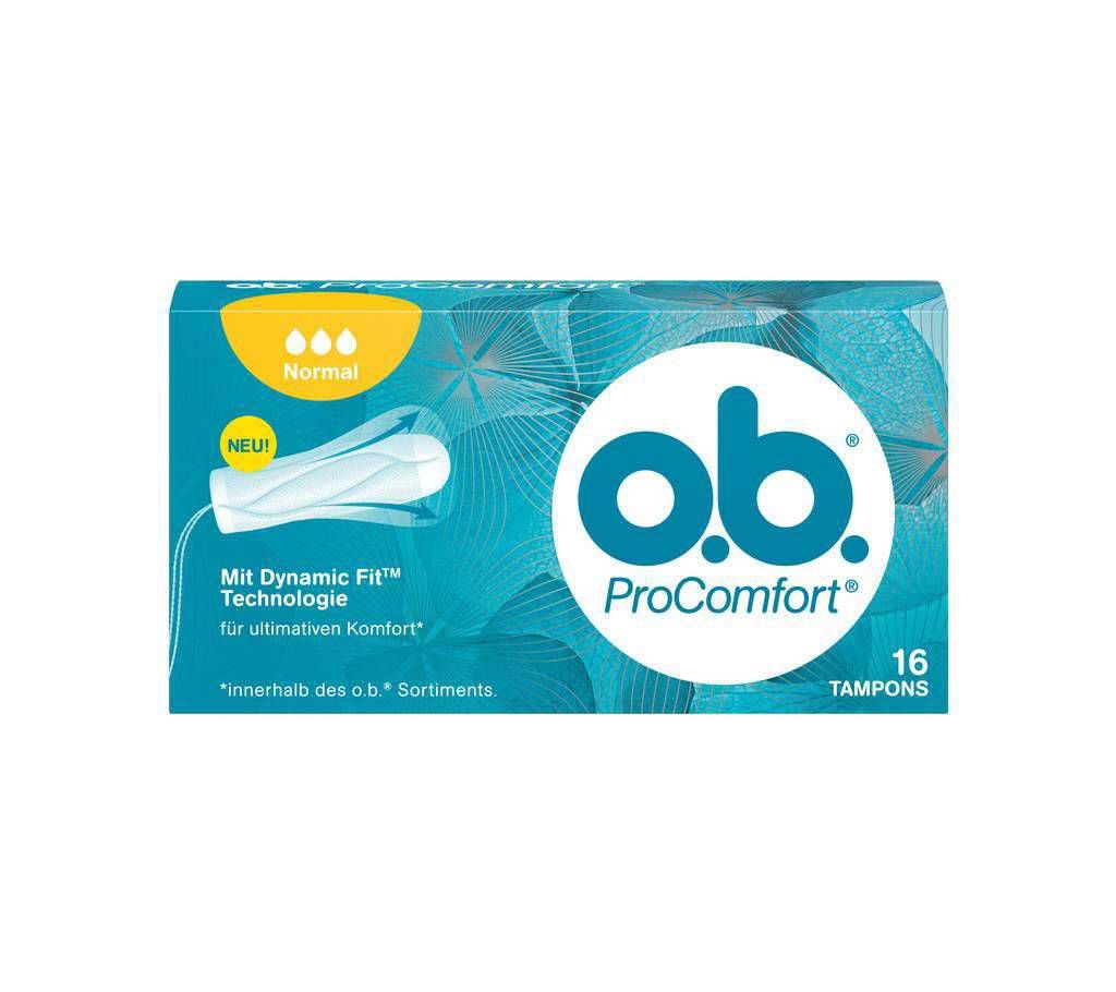 o.b. Tampons Pro Comfort Normal Sanitary Napkin - 16pc