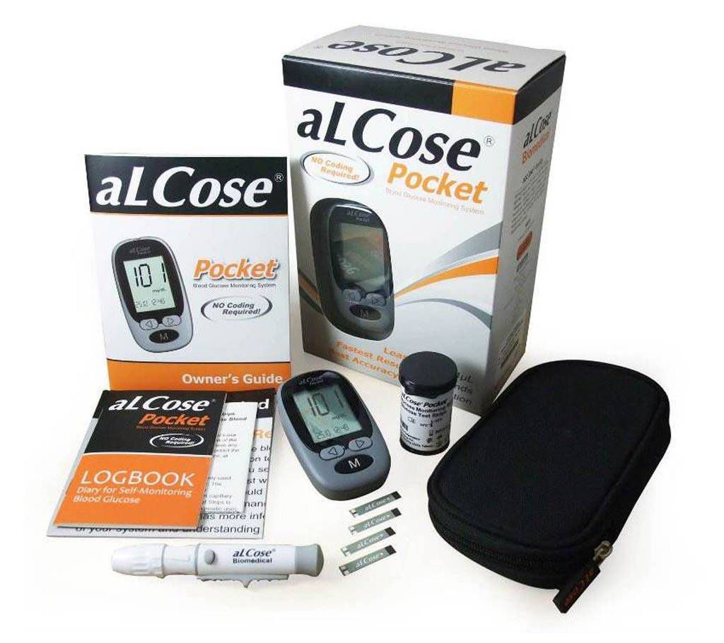 AlCose Pocket Portable Glucose Monitor