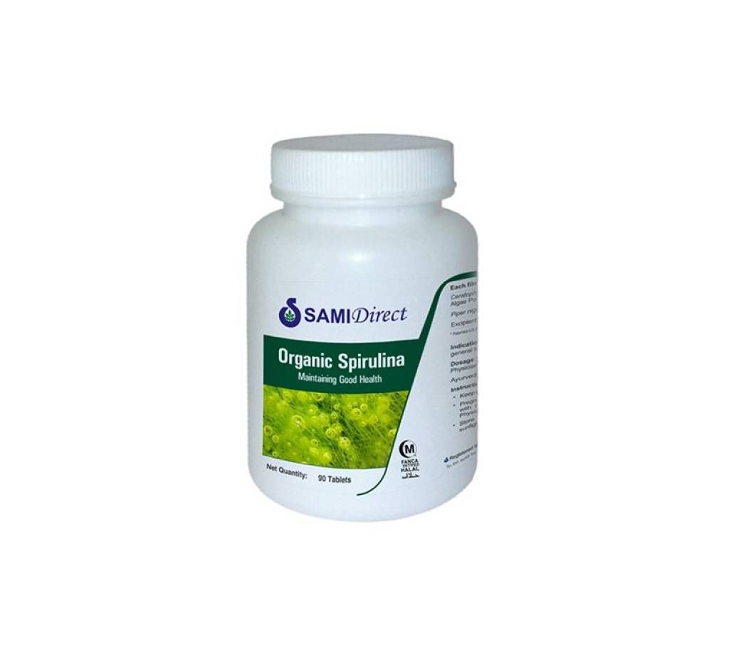 Organic Spirulina - 90Tabs (India)