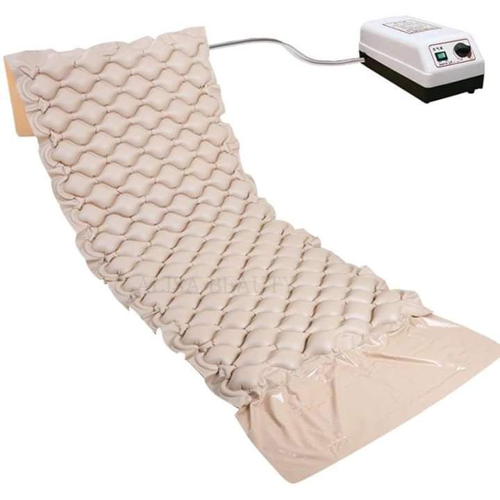 Air Mattress Anti Decubitus Air Pump and Bubble Mattress (Brown)