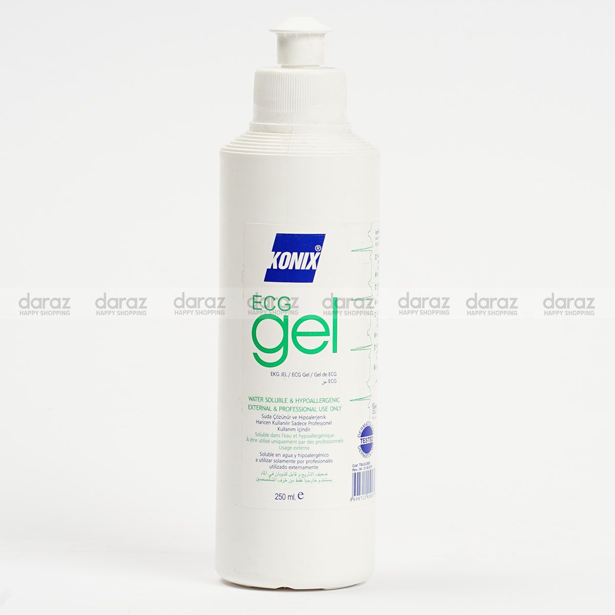 Konix Ultrasound Gel for Fetal Heart Detector, 250 ml, Pack of 2