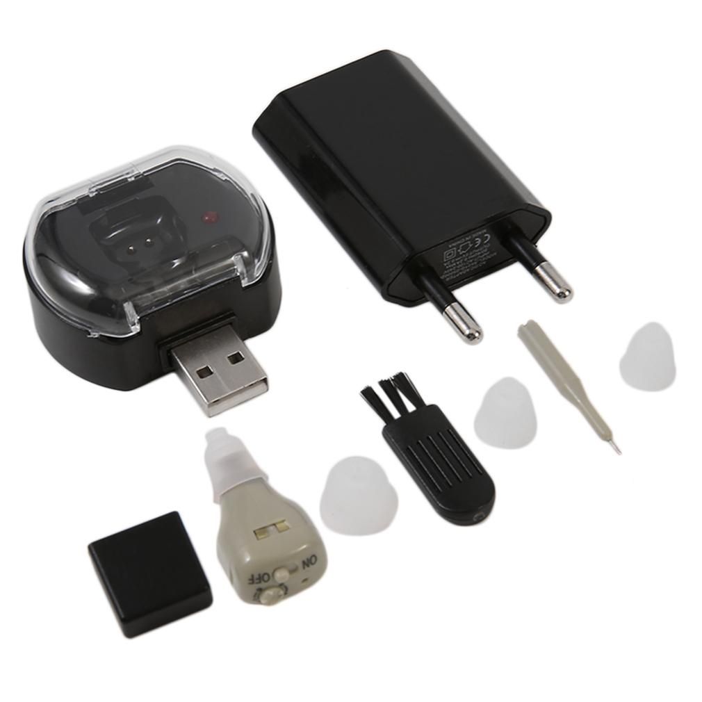 UR JZ-1088H2 Audiphone Rechargeable Hearing-aid Amplifier Invisible Deaf-aid