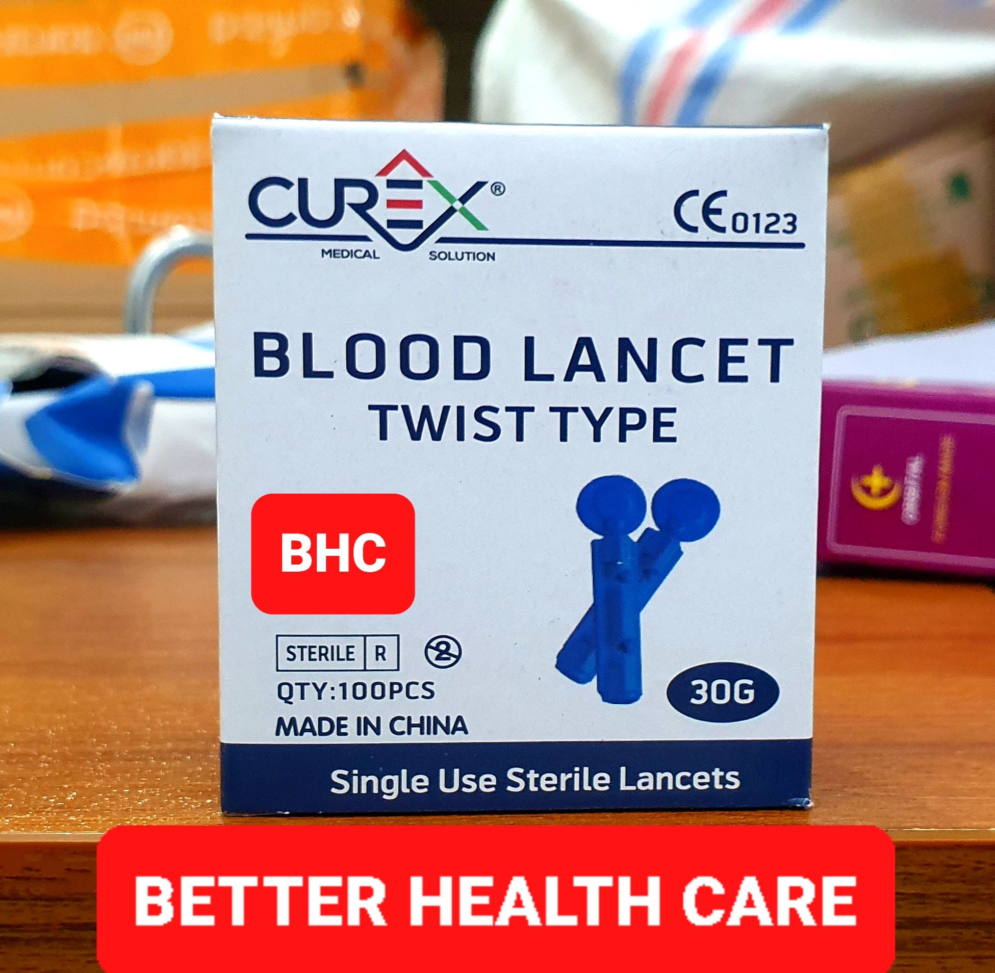 Curex Blood Lancet For Glucometer 100 pcs 1BOX