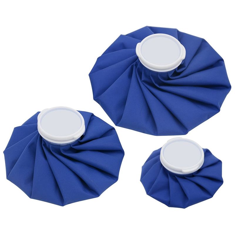 3-Size Waterproof No-Leak Ice Pack Bags Reusable for Sports Pain Relief & Post-Op Cold Therapy