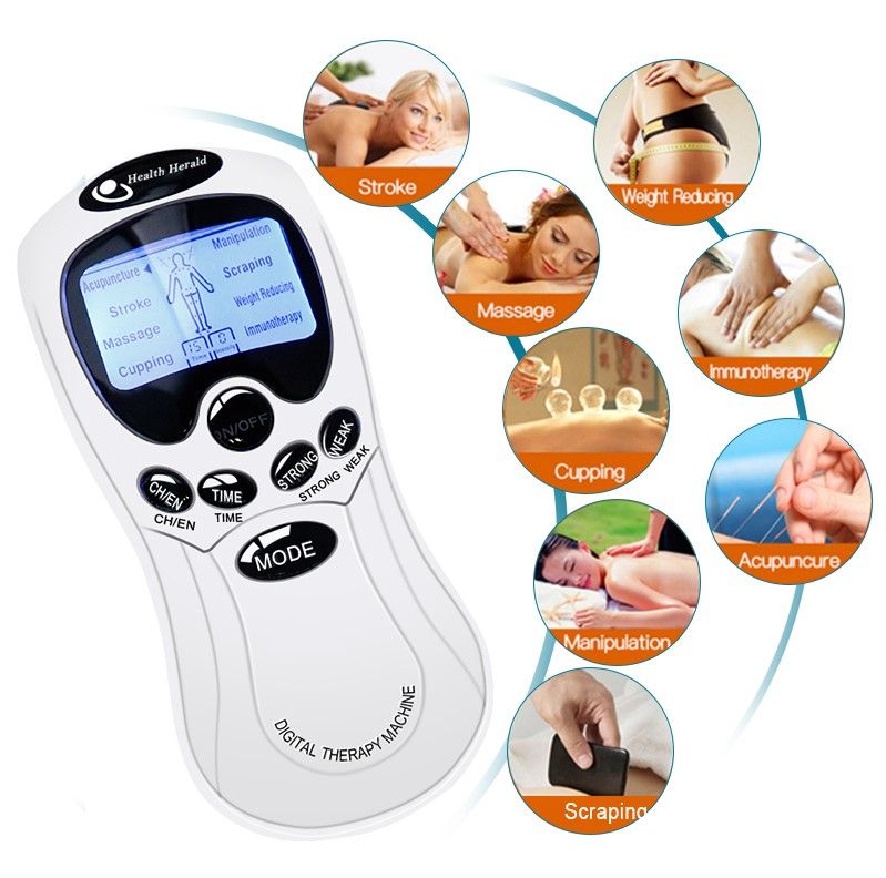 Electric TENS Massager Digital Body Healthy Massage Device Meridian Therapy Massager Machine Muscle Massageador Acupuncture
