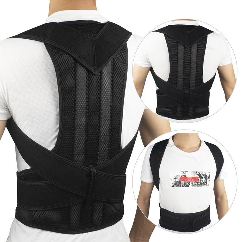 Real Doctors Sweat Belt Posture Brace Shoulder Back Support