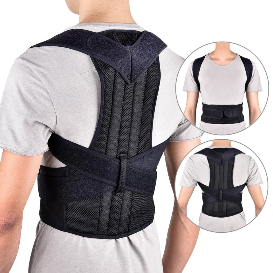 Adjustable Posture Corrector Back Support Shoulder Back Brace Posture Correction Spine Posture Corrector Postural Fixer Tape