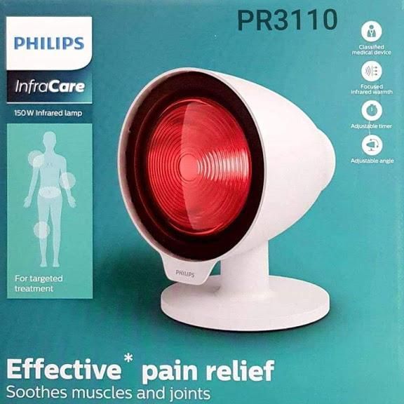 Philips Infrared Lamp Effective*, drug-free pain relief With timer
