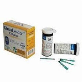 Gluco Leader Enhance Blood Glucose Test (blue) - 50 Strips