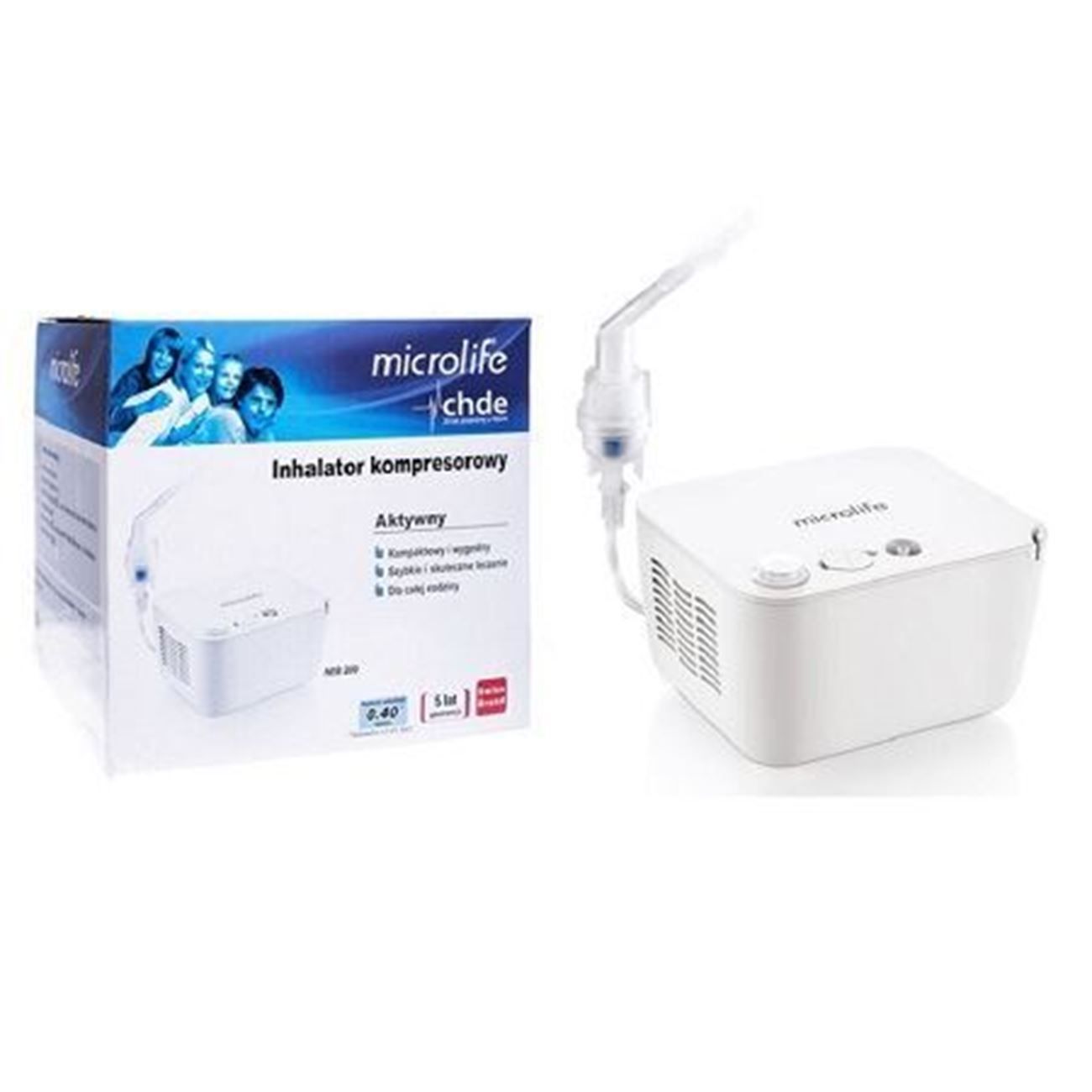 MICROLIFE Pneumatic Nebulizer - NEB 200 - With Compressor and Pacifier Respiratory