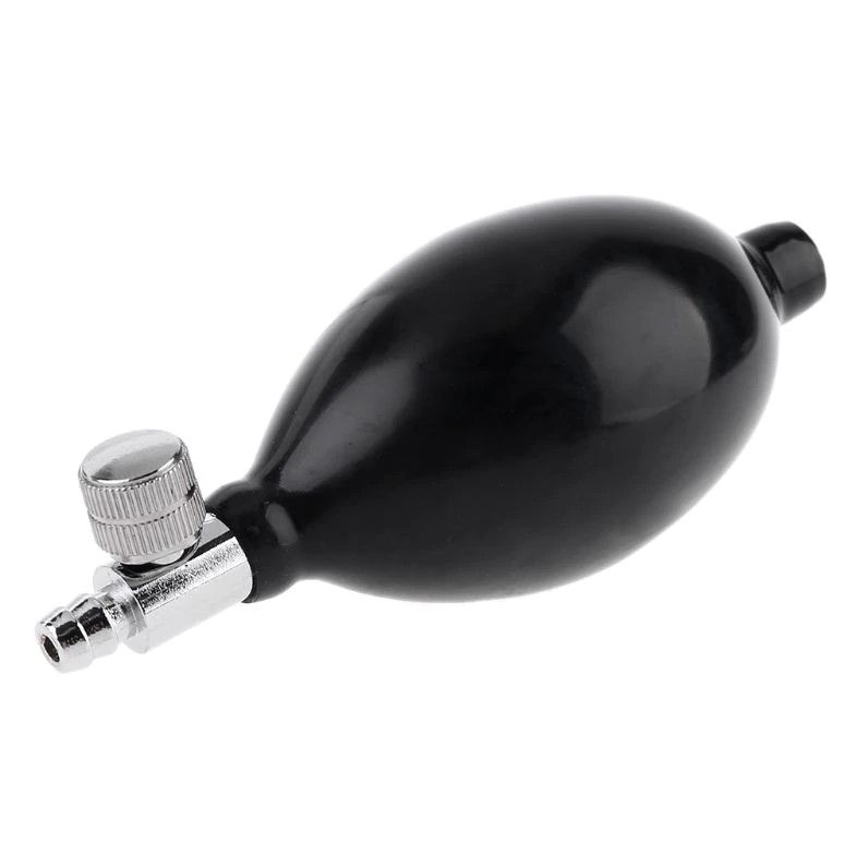 Blood Pressure Monitor Inflation Pump Latex Bulb with Twist Air Release Valve