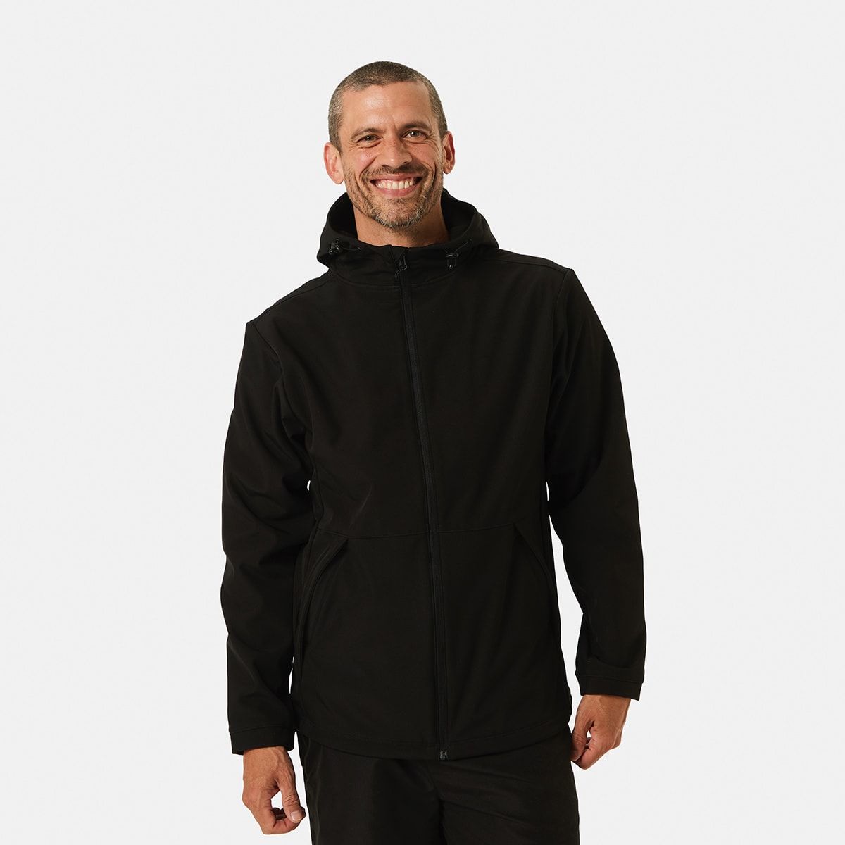 Active Mens Outdoor Bonded Shell Jacket