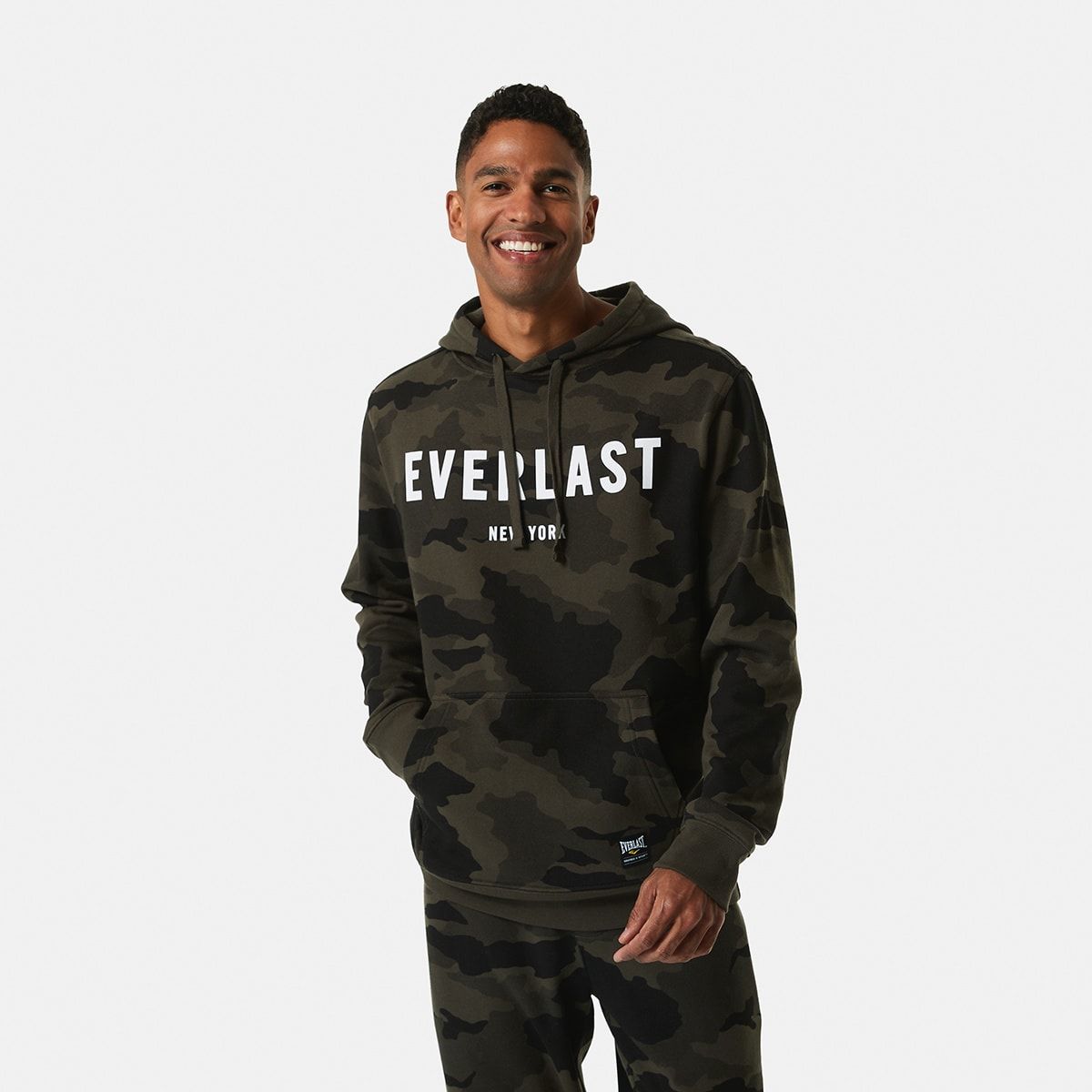 Active Everlast Mens Camo Hoodie
