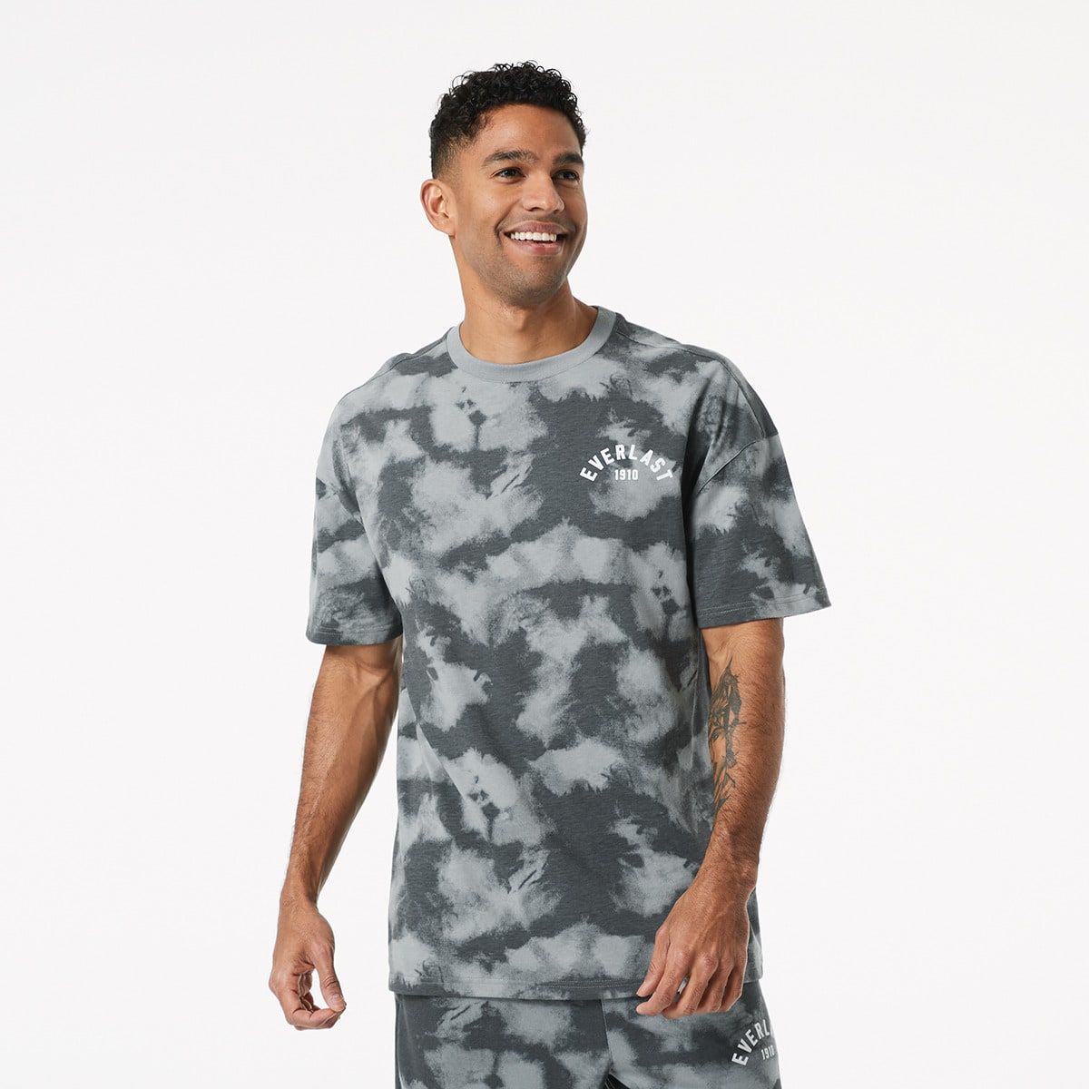 Active Everlast Mens Street Tie Dye T-shirt
