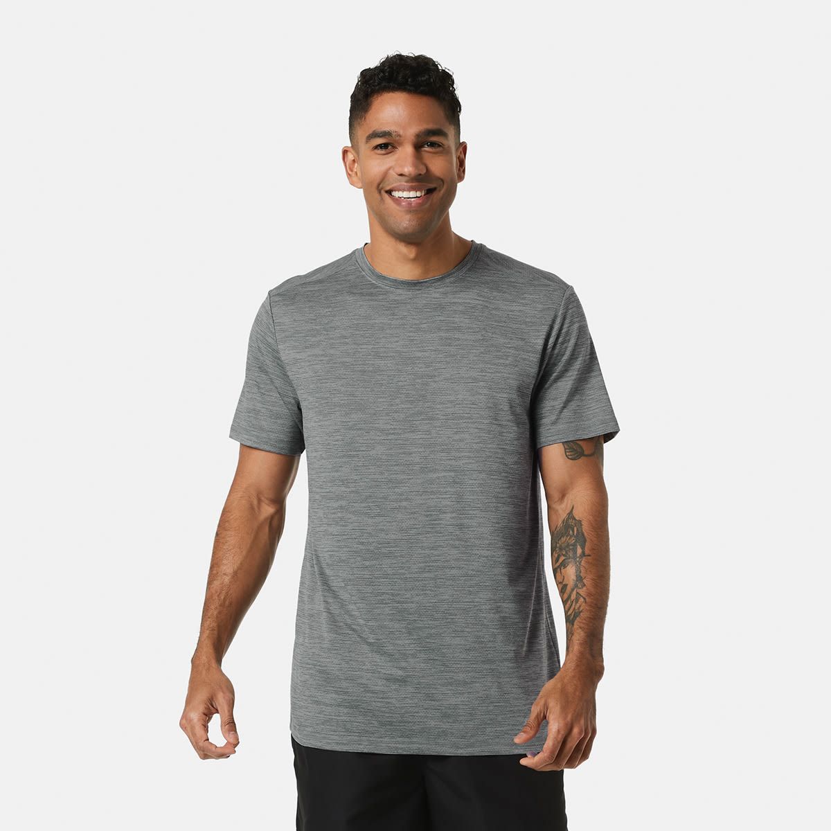 Active Mens Crew Neck Cationic T-shirt