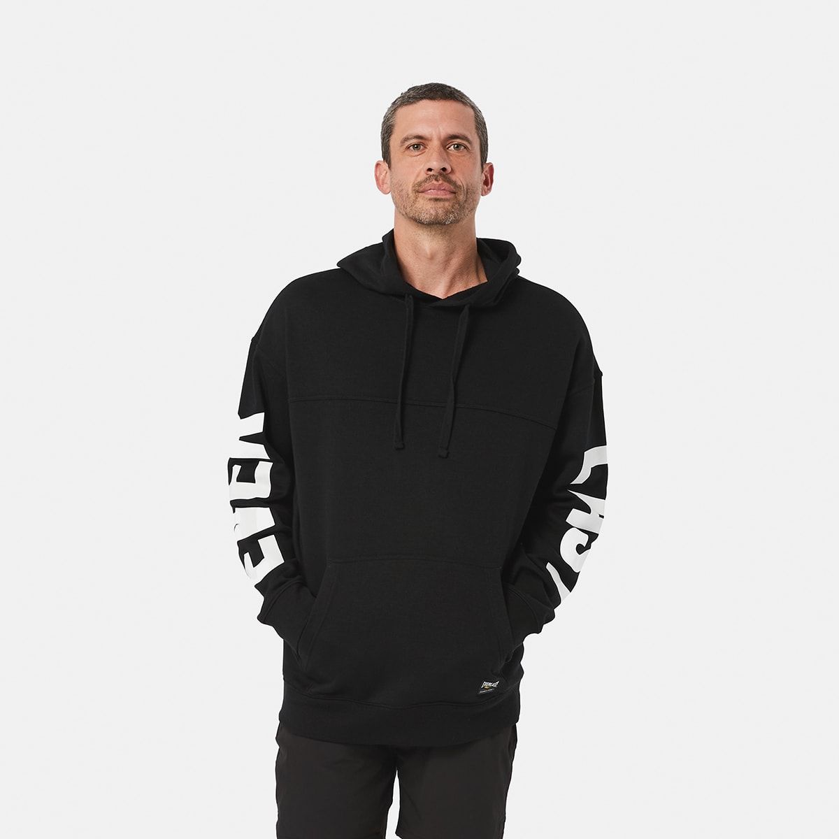 Active Everlast Mens Block Print Panel Hoodie