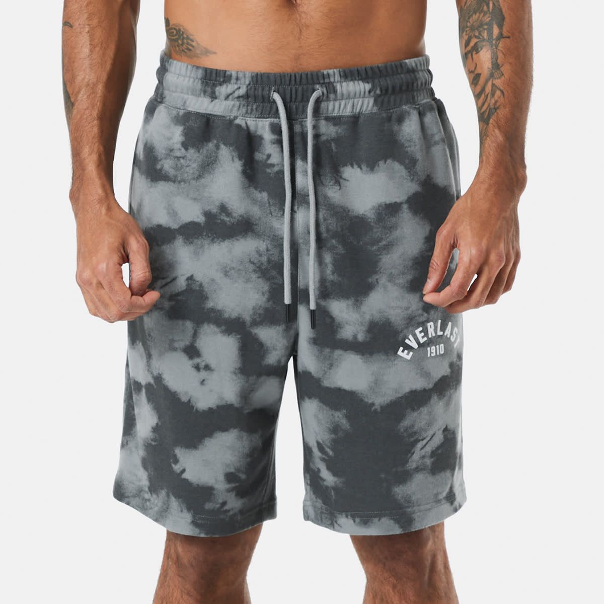 Active Everlast Mens Street Tie Dye Shorts