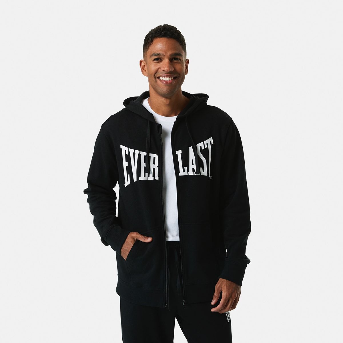 Active Everlast Mens Zip Through Hoodie