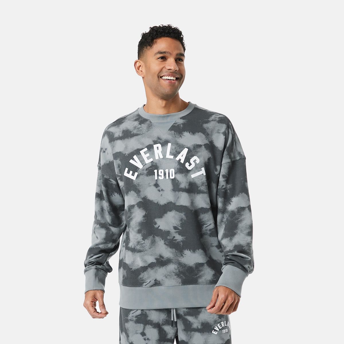 Active Everlast Mens Street Tie Dye Sweatshirt