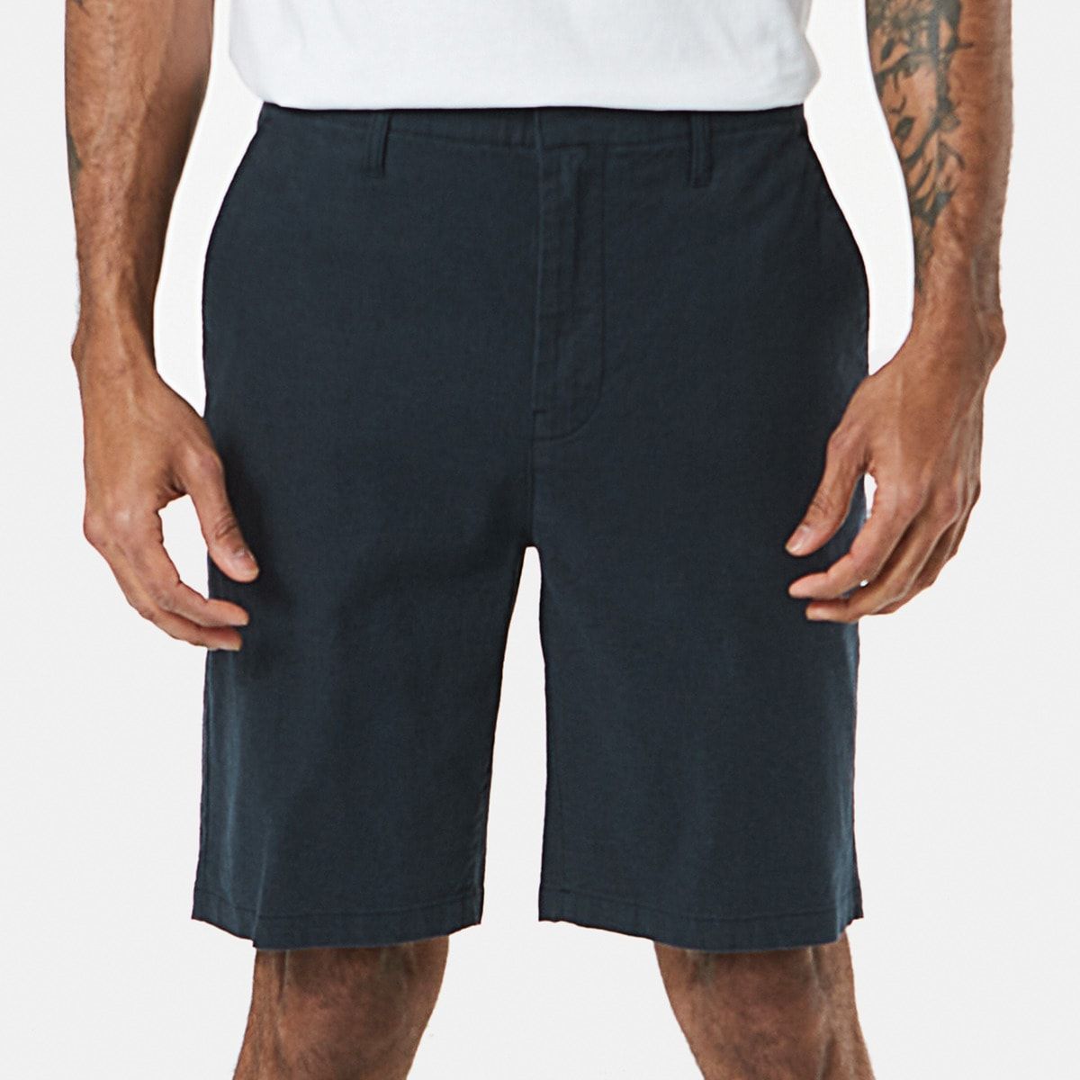 Linen Blend Chino Shorts