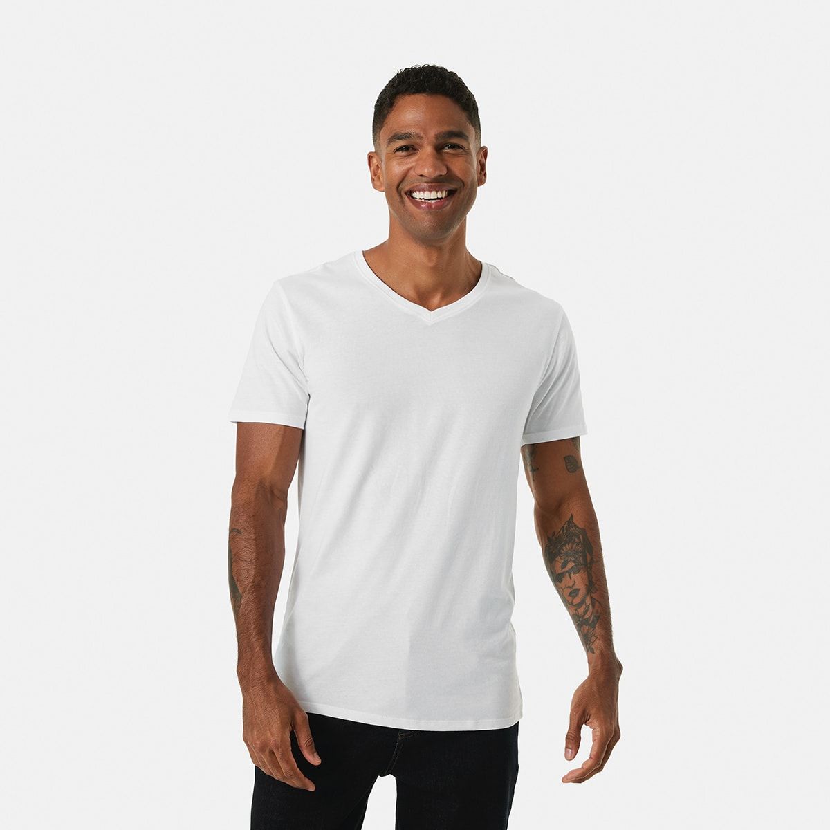 Plain V-Neck Tee