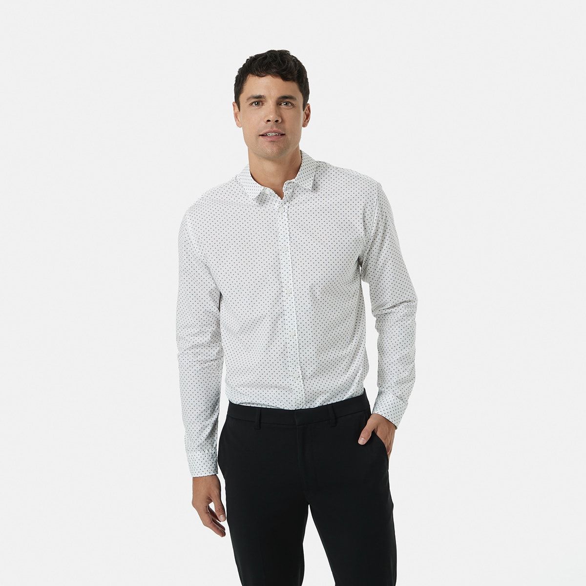 Long Sleeve Print Shirt