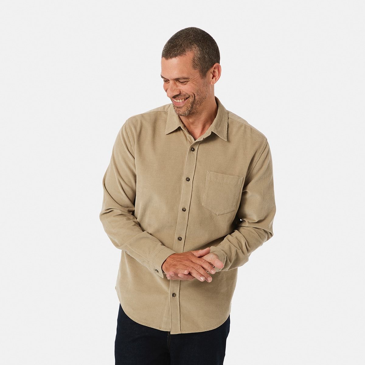 Long Sleeve Corduroy Shirt