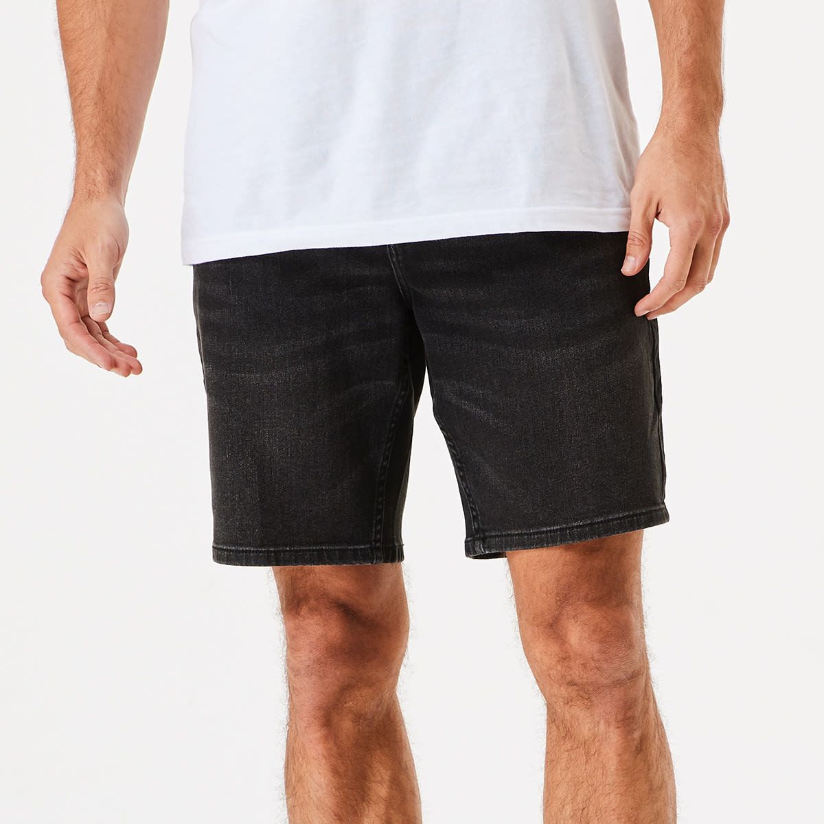 Slim Denim Shorts