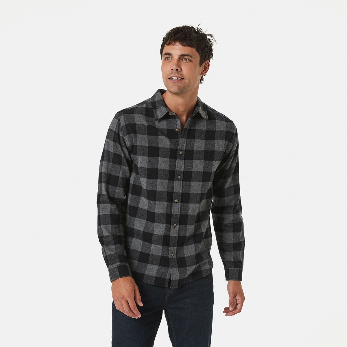 Long Sleeve Buffalo Check Shirt