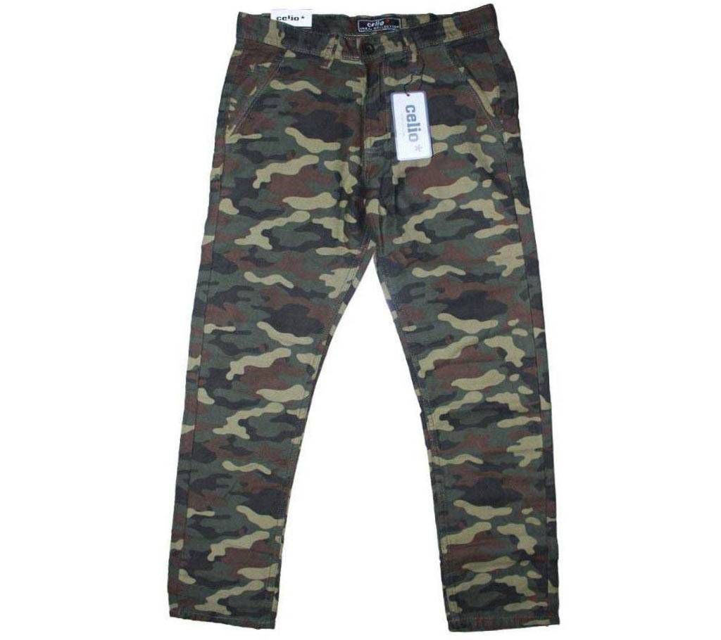 CELIO  Twill Gabardine Pant for Men
