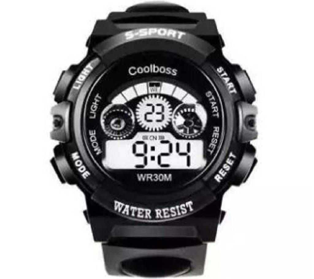 Luminous LED waterproof kids watch 