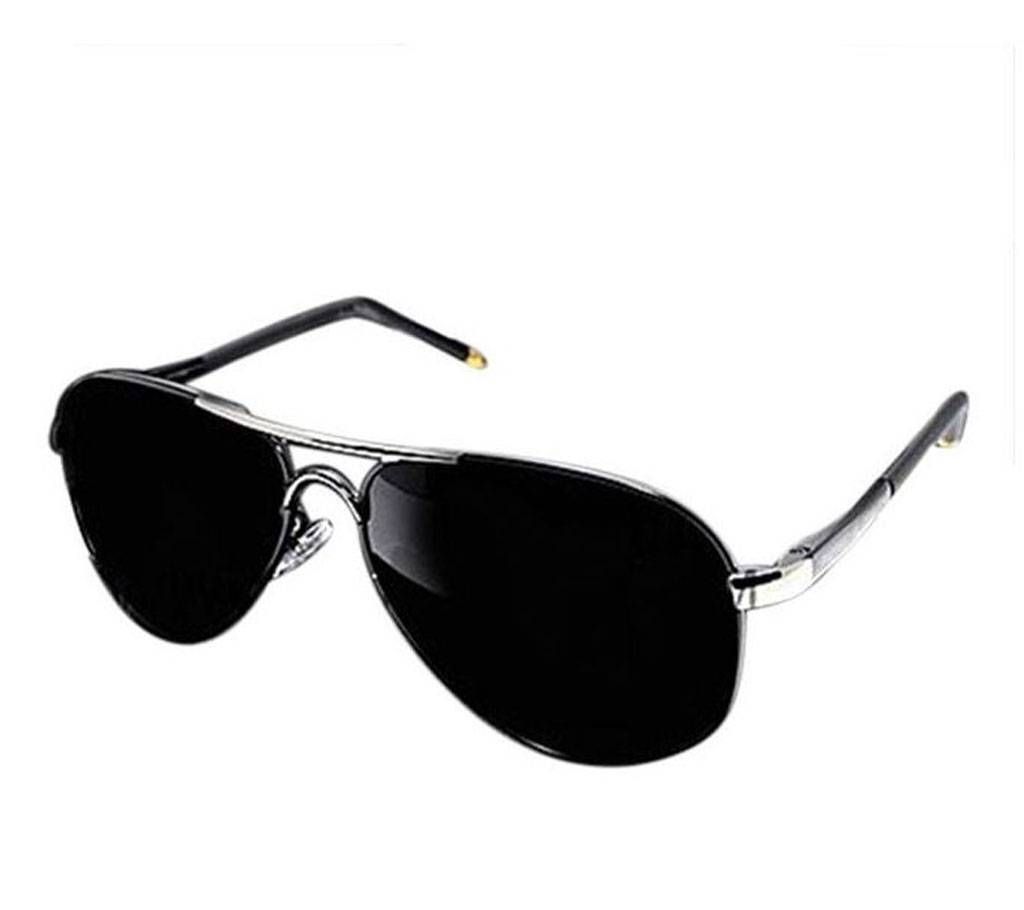 Black Alloy Sunglasses For Man