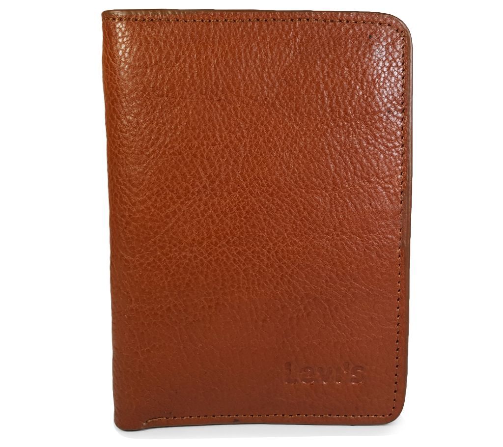 Brown Leather Wallet for Men-0372WLT