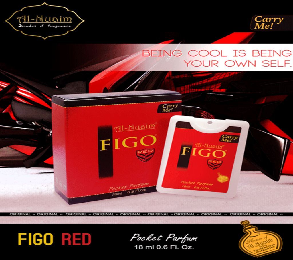 Figo Red Spray Pocket Perfume 18 Ml 