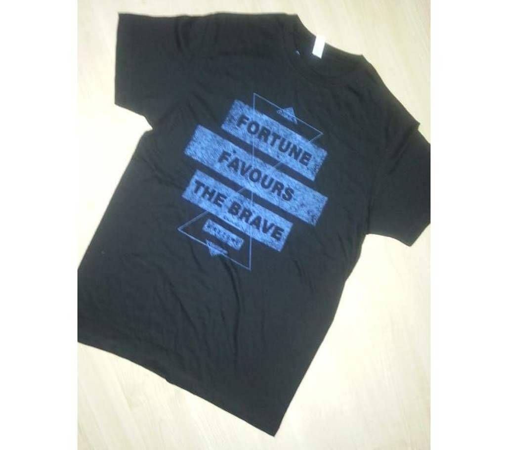 Men Short Sleeve T-shirt - Fortune Favours the Brave