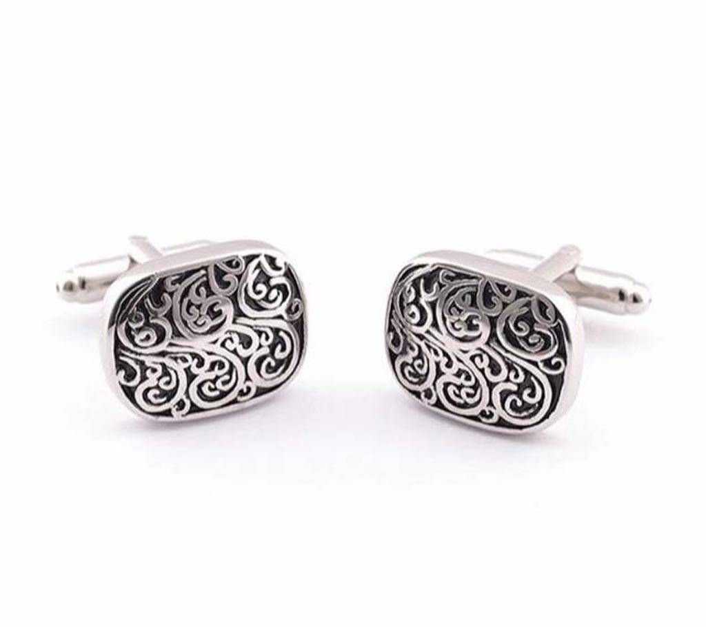 1 Pair VAGULA  Laser Gemelos  Shirt Cuff links