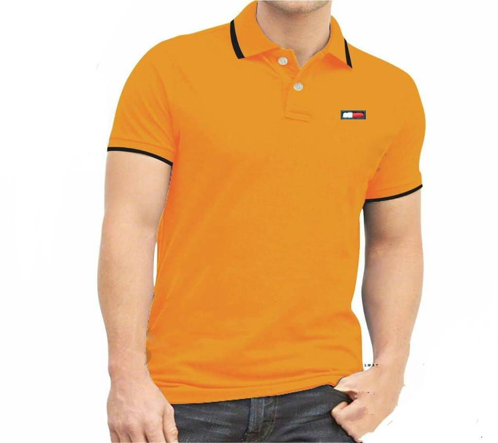 Mens Polo Shirt Solid Color