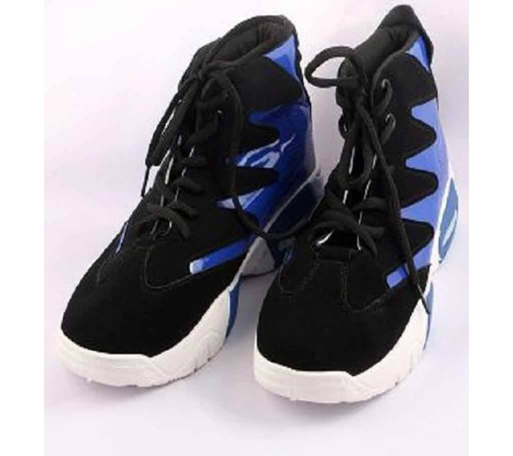Sneakers For Men-Black And Blue 