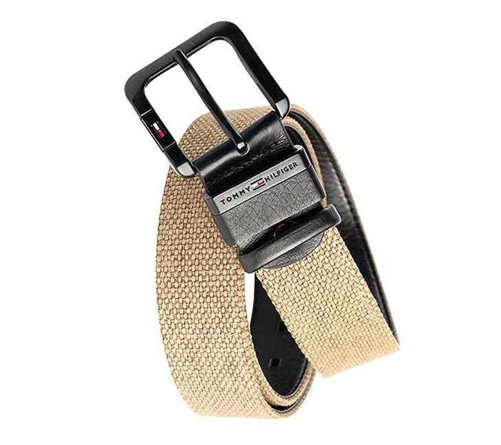 Tommy Hilfiger Light Brown Canvas Belt