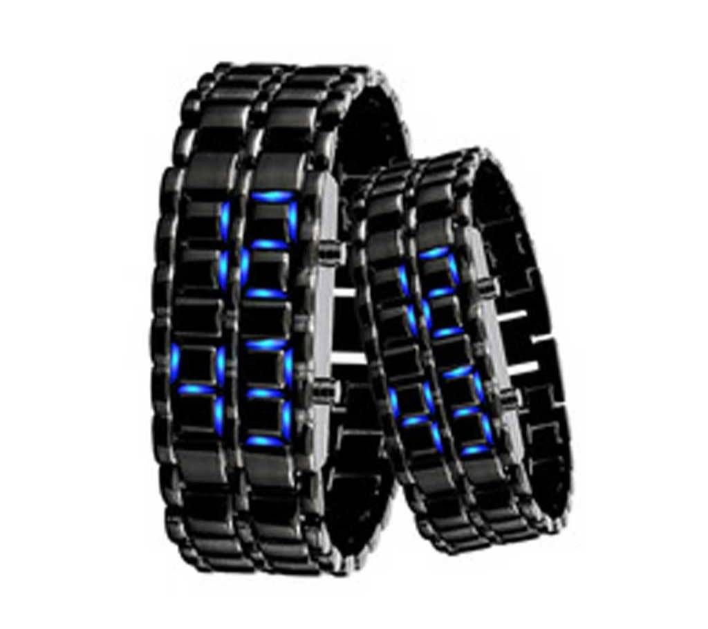 LED samurai wach-blue