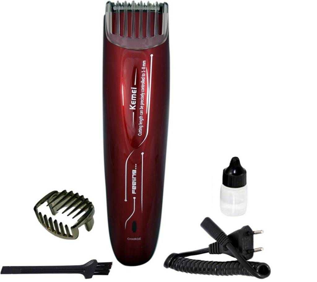 Kemei KM 2013 rechargeable Trimmer - Maroon