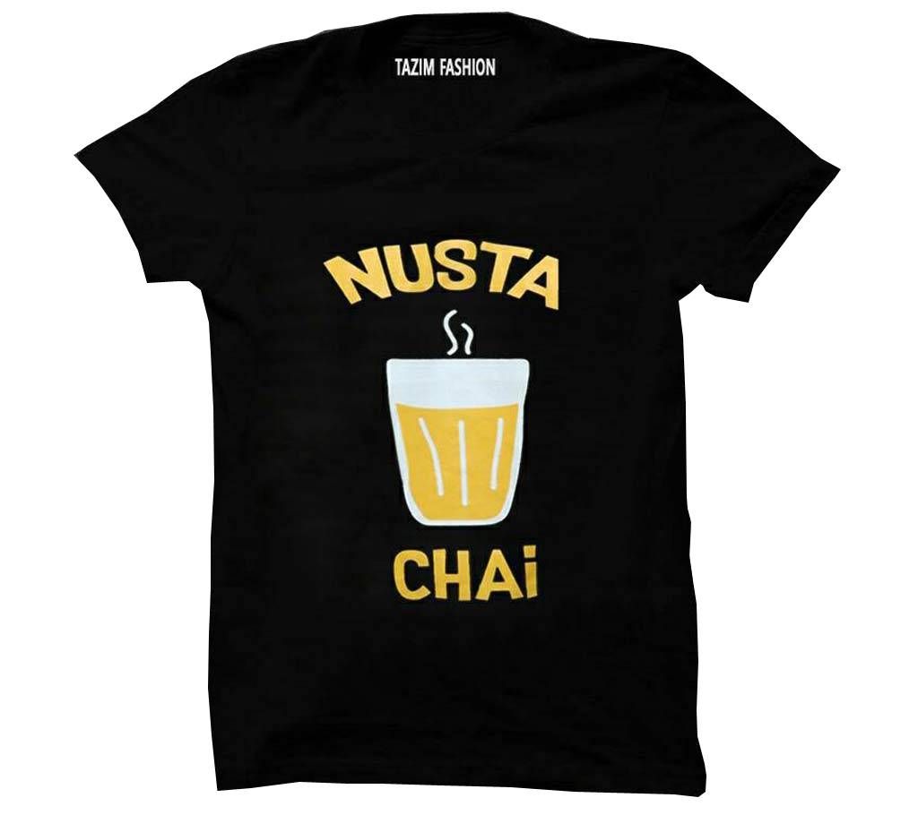Nusta Chai Menz Round Neck T-Shirt