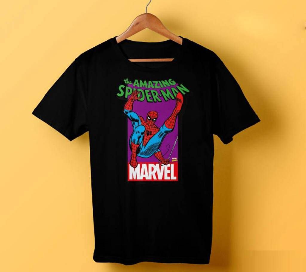 SPIDER-MAN Half Sleeve Cotton T-Shirt