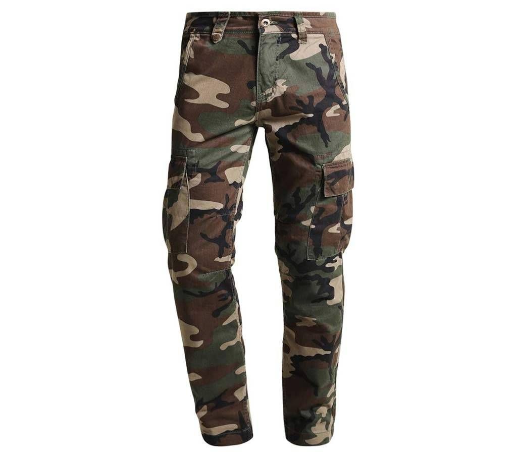 Army Printed Cotton Gents Gabardine Pants 