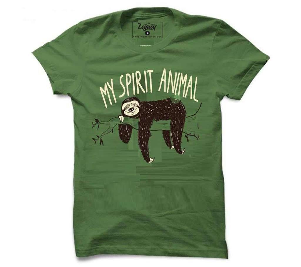 Gents Half Sleeve Lazy Tshirt