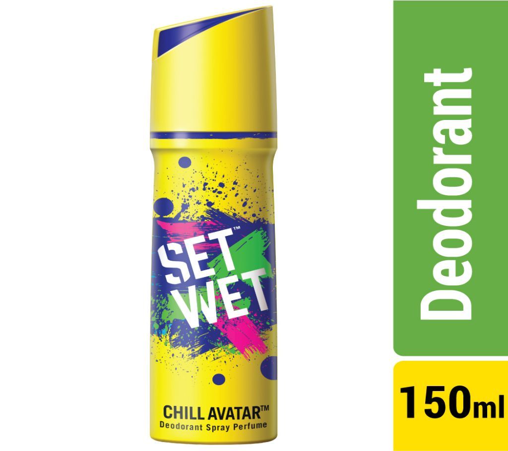 Set Wet Body Spray Deodorant Perfume Chill Avatar - 150ml