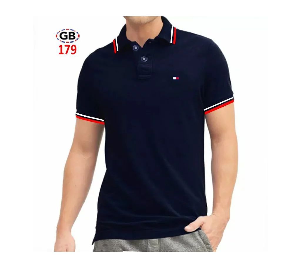 Tommy Hilfiger Short Sleeve Polo Shirt-Black