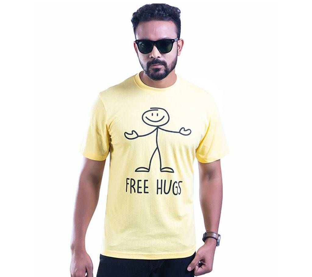 Mens Half Sleeve Cotton T-Shirt T-31