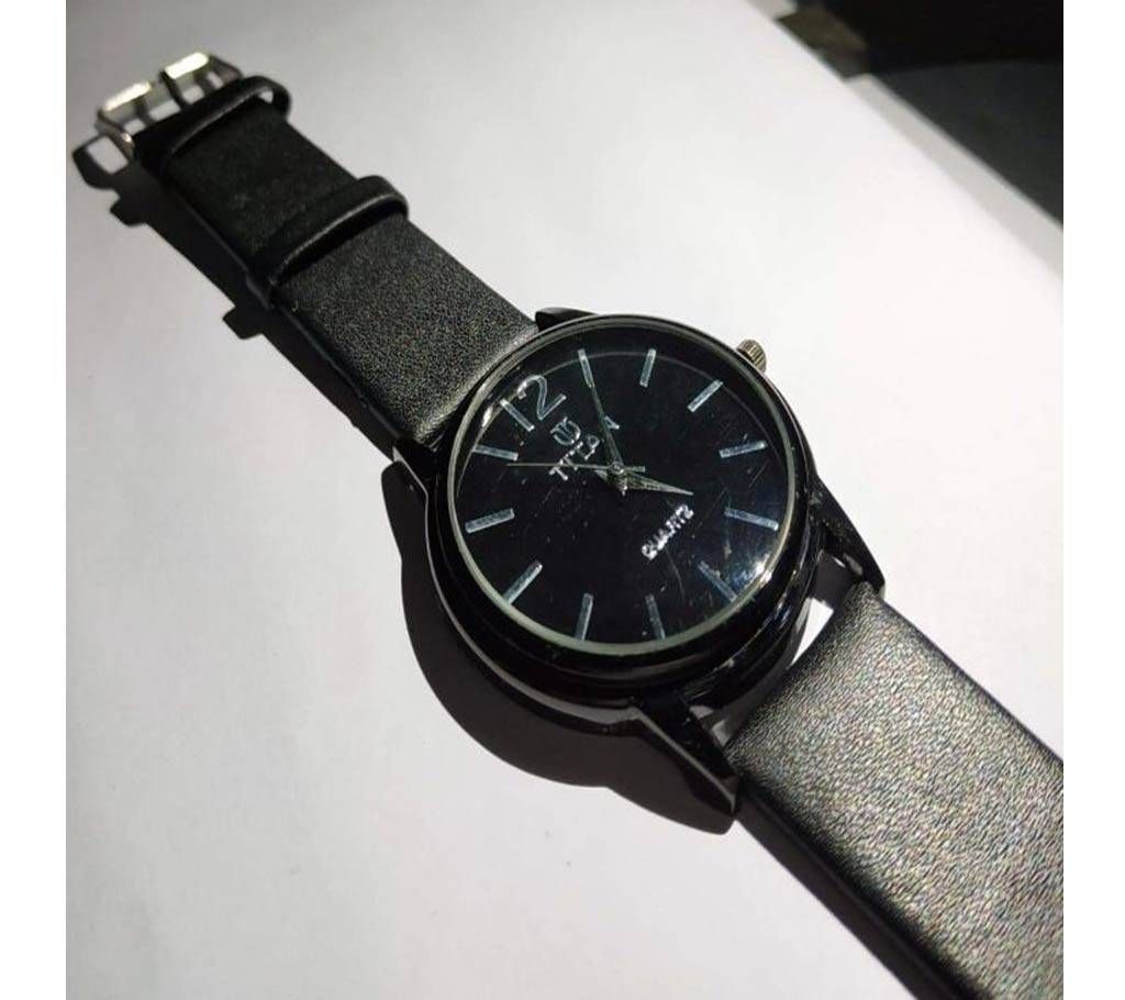 Titan Black Wrist Wtach For men  Copy